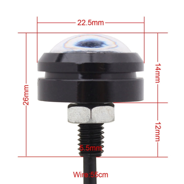 2 PCS  22.5mm 1.5W 150LM Pink Light 3 LED SMD 5630 Spotlight Eagle Eye Light Daytime Running Light for Vehicles - free shipping - PMC TechLife - Order now!