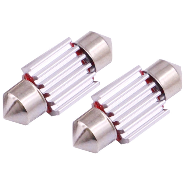 2 PCS 31mm 3W 180LM White Light 10 LED SMD 4014 CANBUS License Plate Reading Lights Car Light Bulb - Dome Lights by PMC TechLife | Online Shopping South Africa | PMC TechLife | Buy Now Pay Later Mobicred