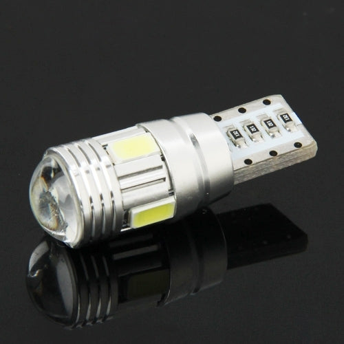 T10 2W White 130LM 6 LED SMD 5730 Backup Reverse Light Turn Signal Bulb for Vehicles, DC 12V - Brake Lights by PMC TechLife | Online Shopping South Africa | PMC TechLife | Buy Now Pay Later Mobicred