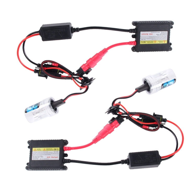 DC12V 35W 2x H7 Slim HID Xenon Light, High Intensity Discharge Lamp, Color Temperature: 6000K - free shipping - PMC TechLife - Order now!