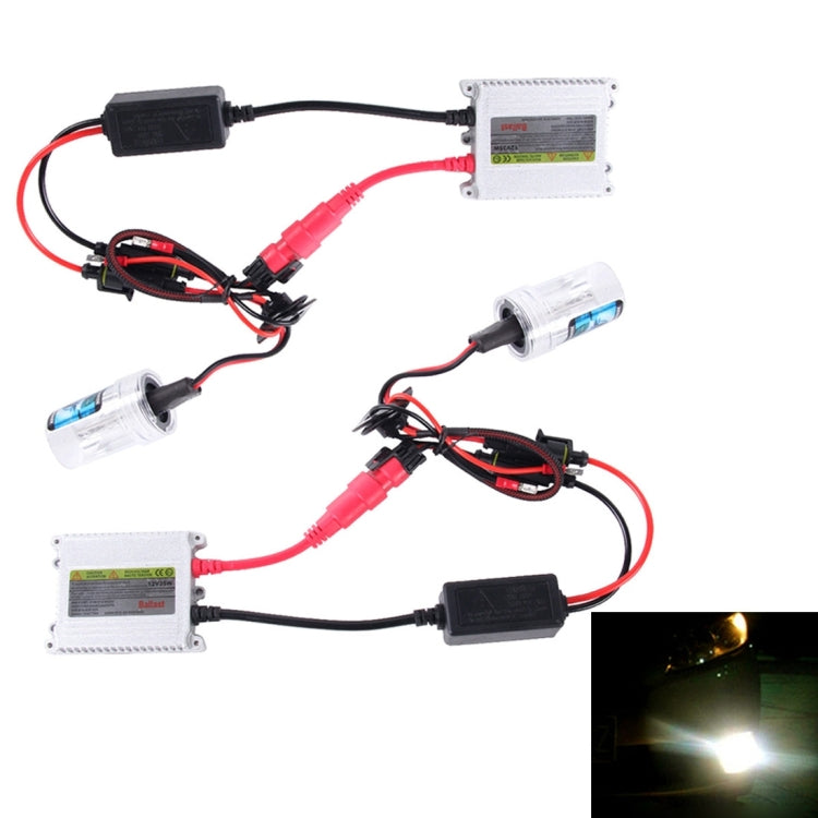 DC12V 35W 2x H1 HID Slim Xenon Light, High Intensity Discharge Lamp, Color Temperature: 4300K - Xenon Lights by PMC Jewellery | Online Shopping South Africa | PMC Jewellery | Buy Now Pay Later Mobicred