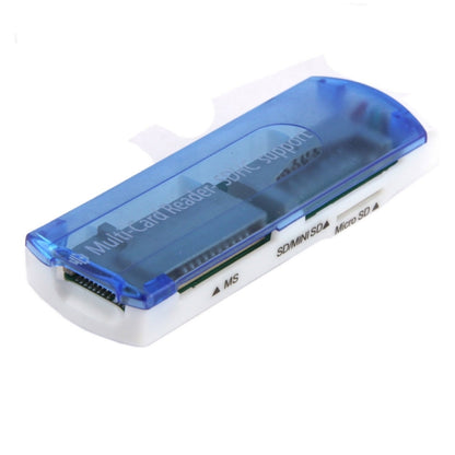 20 PCS USB 2.0 Multi Card Reader, Support SD / MMC, MS, TF, M2 Card, Random Color Delivery -  by PMC Jewellery | Online Shopping South Africa | PMC Jewellery | Buy Now Pay Later Mobicred