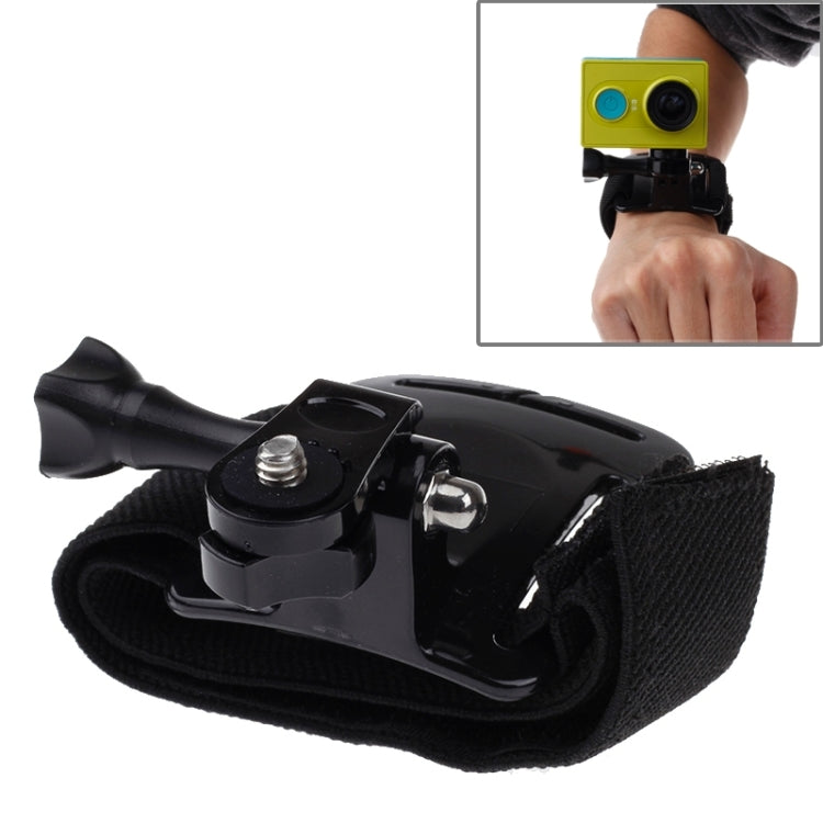 GP110 Arm Belt / Wrist Strap + Connecter Mount for GoPro, Insta360, DJI and Other Action Cameras(Black) - Wrist Strap by PMC TechLife | Online Shopping South Africa | PMC TechLife | Buy Now Pay Later Mobicred