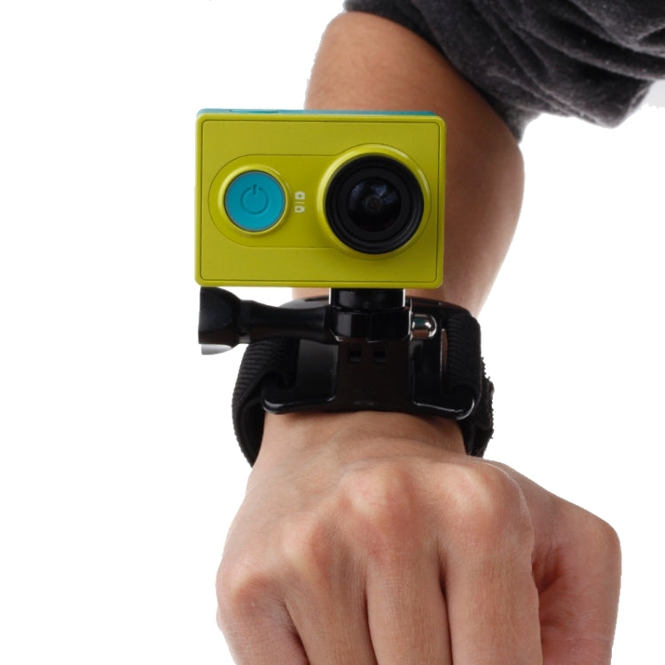 GP110 Arm Belt / Wrist Strap + Connecter Mount for GoPro, Insta360, DJI and Other Action Cameras(Black) - Wrist Strap by PMC TechLife | Online Shopping South Africa | PMC TechLife | Buy Now Pay Later Mobicred