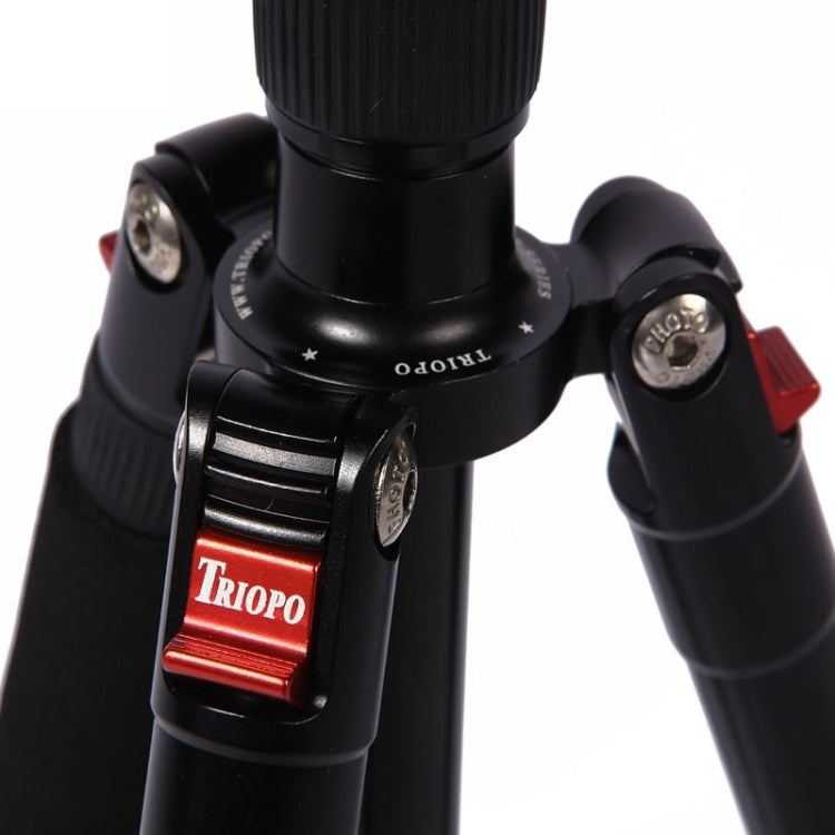 Triopo MT-2505C Adjustable Portable Aluminum Tripod with NB-1S Ball Head for Canon Nikon Sony DSLR Camera(Black) - free shipping - PMC TechLife - Order now!