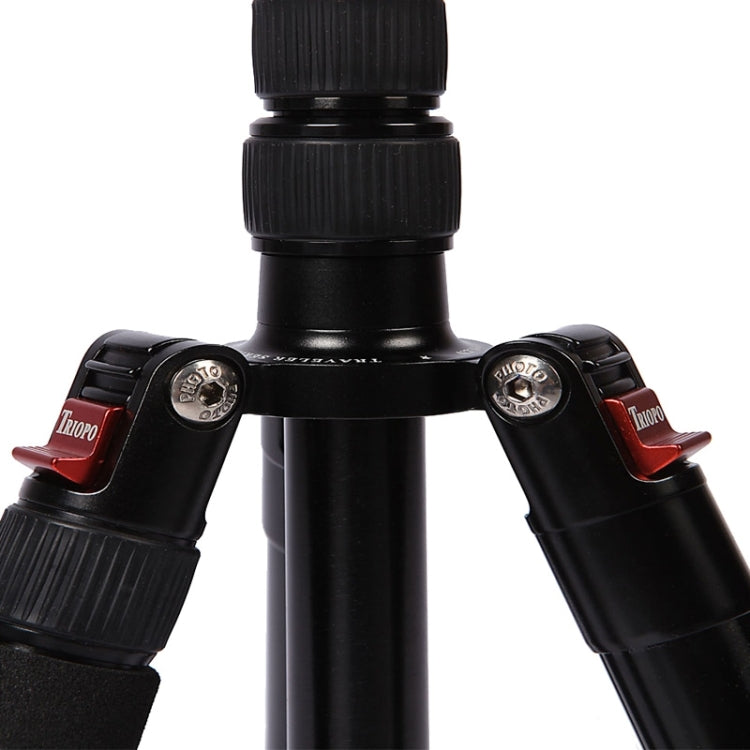 Triopo MT-2805C Adjustable Portable Aluminum Tripod (Gold) with NB-2S Ball Head (Black) for Canon Nikon Sony DSLR Camera - free shipping - PMC TechLife - Order now!