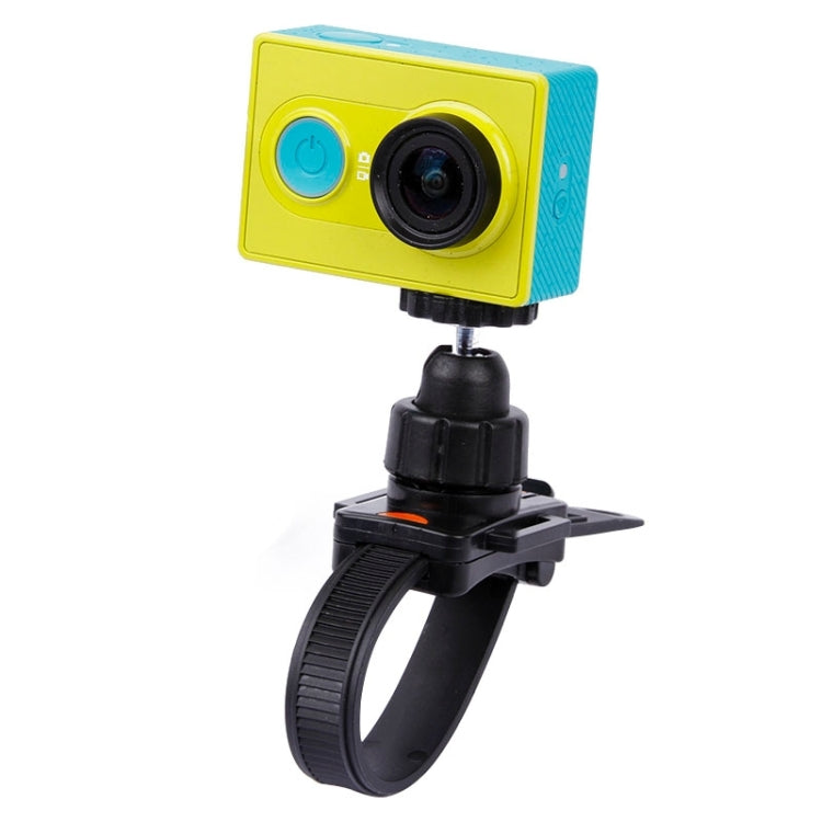 Camera Mount Tripod Holder with Head strap / Helmet Hat for GoPro HERO4 / 3+ / 2 & 1,XiaoMi YI,SJCAM SJ4000 / SJ5000 / SJ6000 / SJ7000 / Kjstar Sport Camera(Black) - Helmet Mount by PMC TechLife | Online Shopping South Africa | PMC TechLife | Buy Now Pay Later Mobicred