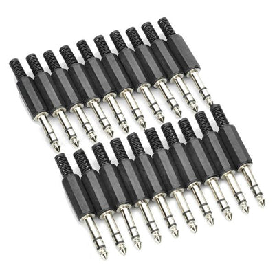 6.5mm Audio Jack Plug Adapter Connector (20 Pcs in One Package, the Price is for 20 Pcs) - Connectors & Terminals by PMC TechLife | Online Shopping South Africa | PMC TechLife | Buy Now Pay Later Mobicred