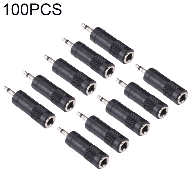 3.5mm Male to 6.35mm Female Mono Sound Converters Adapters (100 Pcs in One Package, the Price is for 100 Pcs) - Connectors & Terminals by PMC TechLife | Online Shopping South Africa | PMC TechLife
