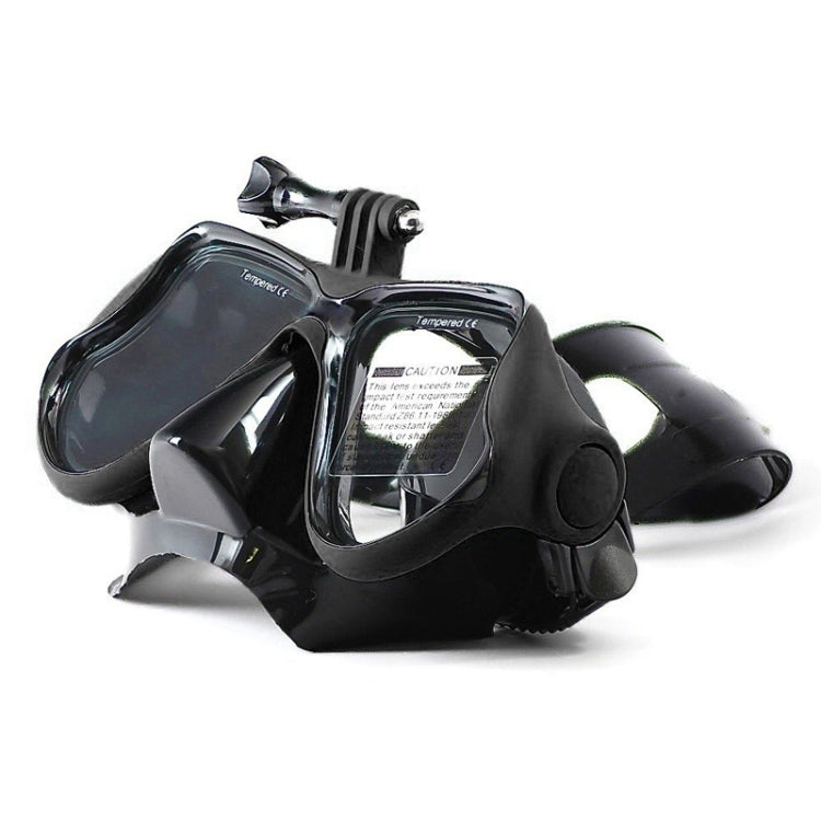 Water Sports Diving Equipment Diving Mask Swimming Glasses for GoPro, Insta360, DJI and Other Action Cameras(Black) - Diving Mask by PMC TechLife | Online Shopping South Africa | PMC TechLife | Buy Now Pay Later Mobicred