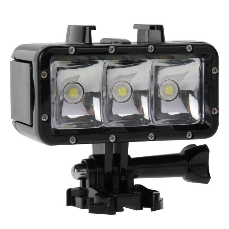 30M Waterproof Video Light 3 Modes Flashlight with Base Mount & Screw for GoPro, Insta360, DJI and Other Action Cameras - free shipping - PMC TechLife - Order now!