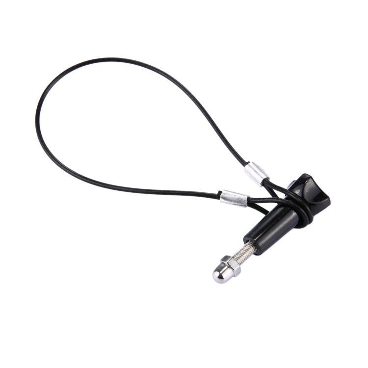 Stainless Steel Lanyard / Tether with Screw for GoPro HERO11 Black/HERO10 Black / HERO9 Black /HERO8 Black /7 /6/ 5 /5 Session /4 /3+ /3 /2 /1(Black) - Screws by PMC TechLife | Online Shopping South Africa | PMC TechLife | Buy Now Pay Later Mobicred