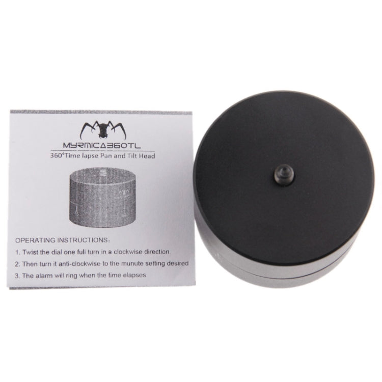 MYRMICA 360TL Time Lapse Pan and Tilt Head / 360 Degree Auto Rotation Camera Mount for  GoPro HERO9 Black /HERO8 Black /7 /6/ 5 /5 Session /4 /3+ /3 /2 /1(Black) - free shipping - PMC TechLife - Order now!