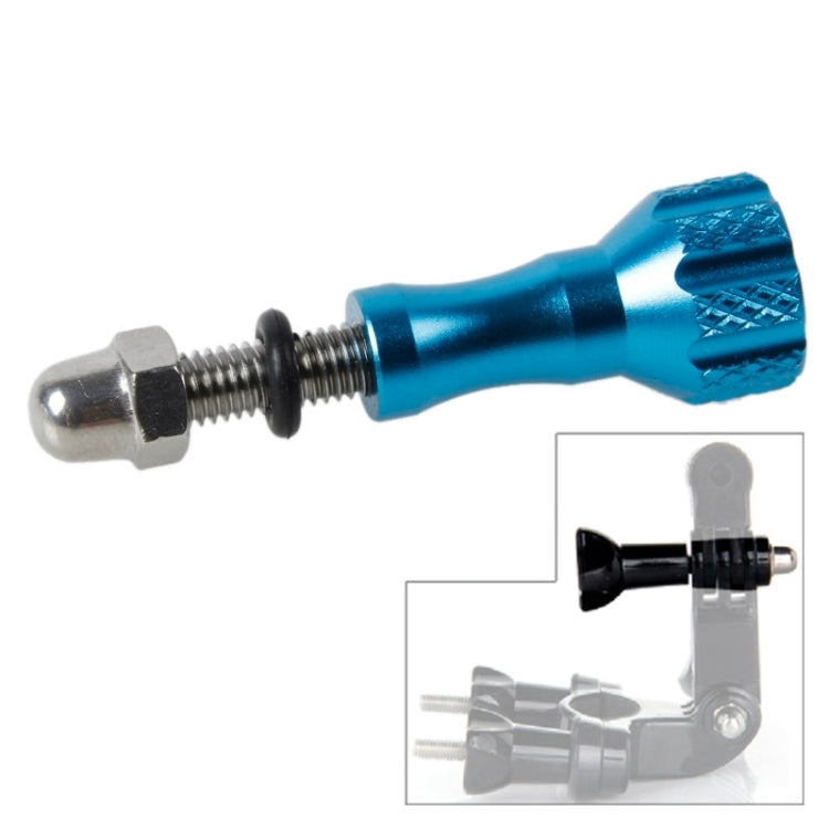 TMC Aluminum Thumb Knob Stainless Bolt Screw GoPro Hero12 Black / Hero11 /10 /9 /8 /7 /6 /5, Insta360 Ace / Ace Pro, DJI Osmo Action 4 and Other Action Cameras, Length: 5.8cm(Blue) - Screws by TMC | Online Shopping South Africa | PMC Jewellery | Buy Now Pay Later Mobicred