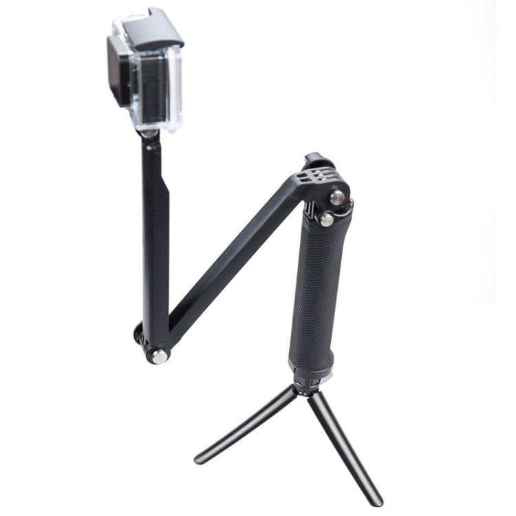 3-Way Multi Function Extendable Monopod Tripod Folding Rotating Arm Camera Handle for GoPro, Insta360, DJI and Other Action Cameras - Extendable Pole by PMC TechLife | Online Shopping South Africa | PMC TechLife | Buy Now Pay Later Mobicred