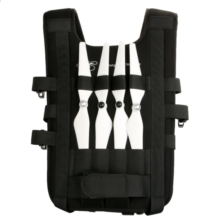 Shoulder Backpack Carry Case Multipurpose Bag Neck Strap Belt for Dji Phantom 3 / 2 / 1 / Vision+, Carry Available for Quadcopter, Remote Controller, Battery, Propellers(Black) -  by PMC TechLife | Online Shopping South Africa | PMC TechLife | Buy Now Pay Later Mobicred