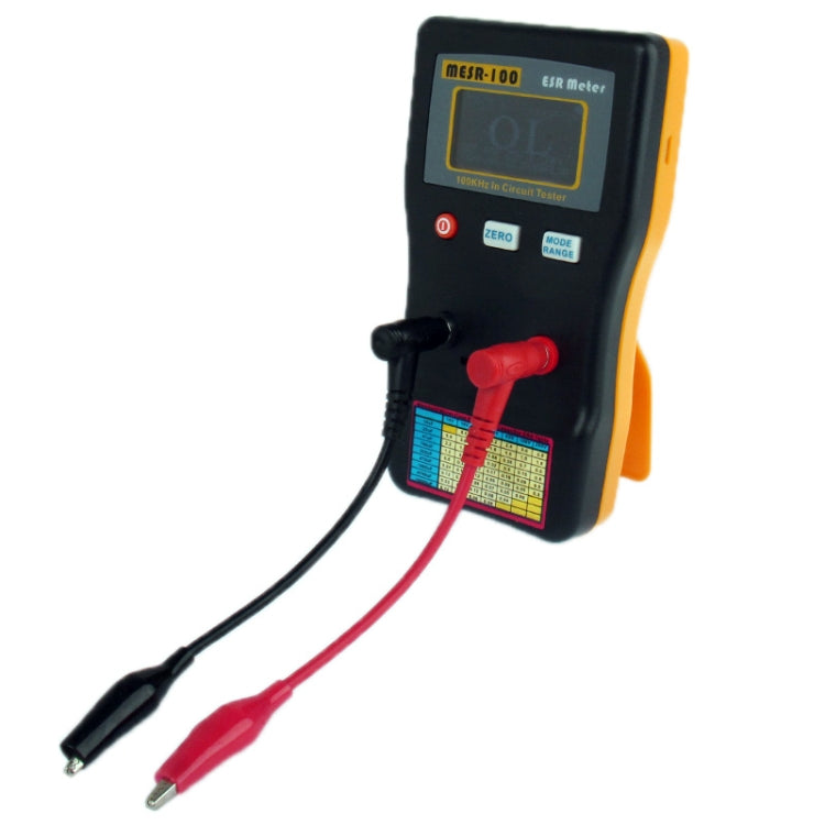 MESR-100 AutoRanging In Circuit ESR Capacitor /Low Ohm Meter Up to 0.01 to 100R(Orange) - Other Tester Tool by BENETECH | Online Shopping South Africa | PMC Jewellery