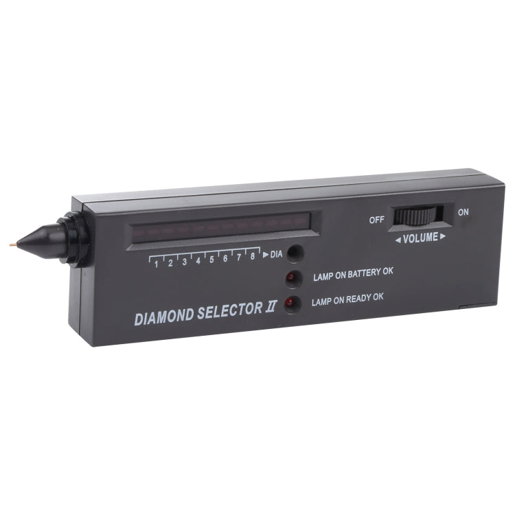 Diamond Selector ll with LED Indicator, DC 9V Battery(Black) - Metal Detector by PMC TechLife | Online Shopping South Africa | PMC TechLife | Buy Now Pay Later Mobicred
