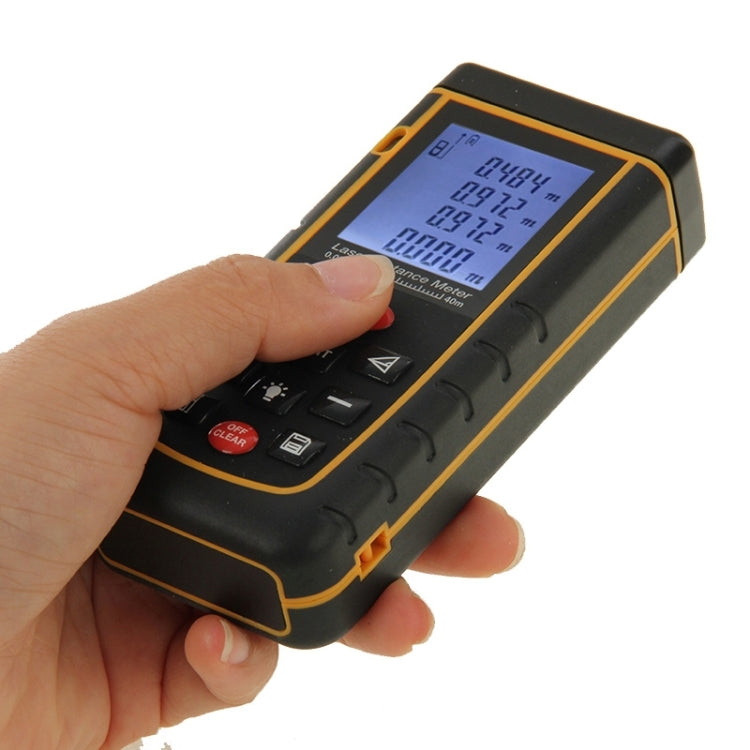 RZ-A40 1.9 inch LCD 40m Hand-held Laser Distance Meter with Level Bubble - Laser Rangefinder by PMC Jewellery | Online Shopping South Africa | PMC Jewellery | Buy Now Pay Later Mobicred