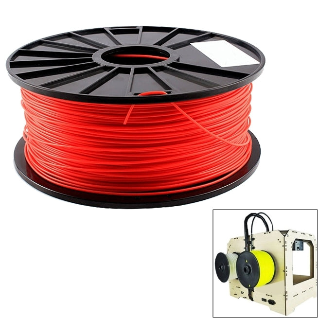 ABS 3.0 mm Fluorescent 3D Printer Filaments, about 135m(Red) - Consumables by PMC Jewellery | Online Shopping South Africa | PMC Jewellery | Buy Now Pay Later Mobicred