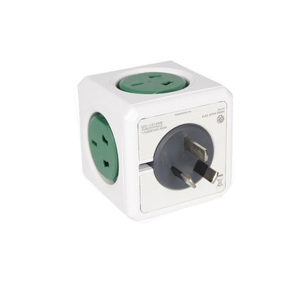 PowerCube 10A Universal Wall Adapter Power Socket with 5 US / AU Sockets for Home Office, AU Plug, Random Color Delivery - Extension Socket by PMC Jewellery | Online Shopping South Africa | PMC Jewellery | Buy Now Pay Later Mobicred