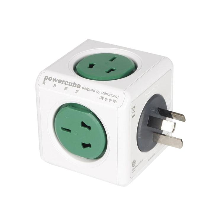 PowerCube 10A Universal Wall Adapter Power Socket with 5 US / AU Sockets for Home Office, AU Plug, Random Color Delivery - Extension Socket by PMC Jewellery | Online Shopping South Africa | PMC Jewellery | Buy Now Pay Later Mobicred