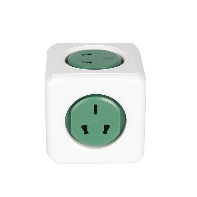 PowerCube 10A Universal Wall Adapter Power Socket with 5 US / AU Sockets for Home Office, AU Plug, Random Color Delivery - Extension Socket by PMC Jewellery | Online Shopping South Africa | PMC Jewellery | Buy Now Pay Later Mobicred