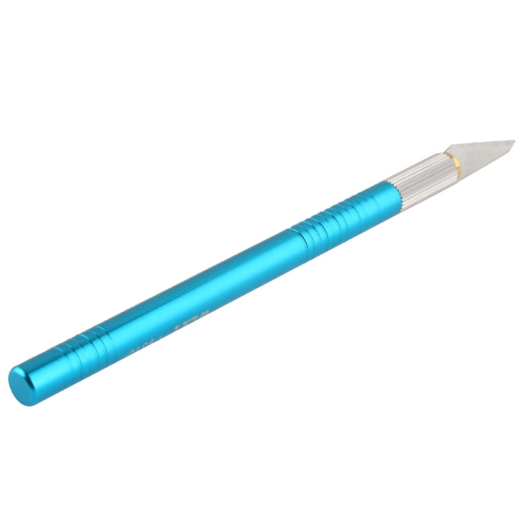 WLXY-9310, WLXY Tool Precision Knife with Replaceable Blade for Mat Carving / Scoring / Trimming, OAL: 145mm, Size: 121mm x 6mm Diameter(Blue) - free shipping - PMc TechLife - Order now!