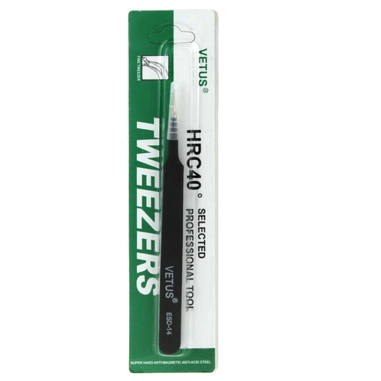 ESD-14 Anti-Static Tweezers - Tweezers by VETUS | Online Shopping South Africa | PMC Jewellery | Buy Now Pay Later Mobicred