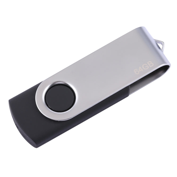 64GB Twister USB 2.0 Flash Disk(Black) - USB Flash Drives by PMC TechLife | Online Shopping South Africa | PMC TechLife | Buy Now Pay Later Mobicred