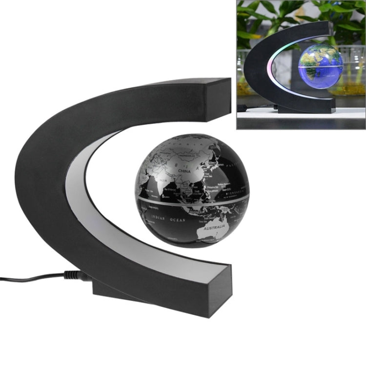 Electronic Magnetic Floating Globe with Multicolor LED - Desktop Ornaments by PMC Jewellery | Online Shopping South Africa | PMC Jewellery