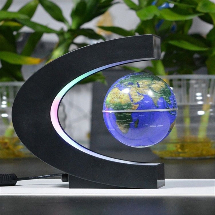 Electronic Magnetic Floating Globe with Multicolor LED - Desktop Ornaments by PMC Jewellery | Online Shopping South Africa | PMC Jewellery