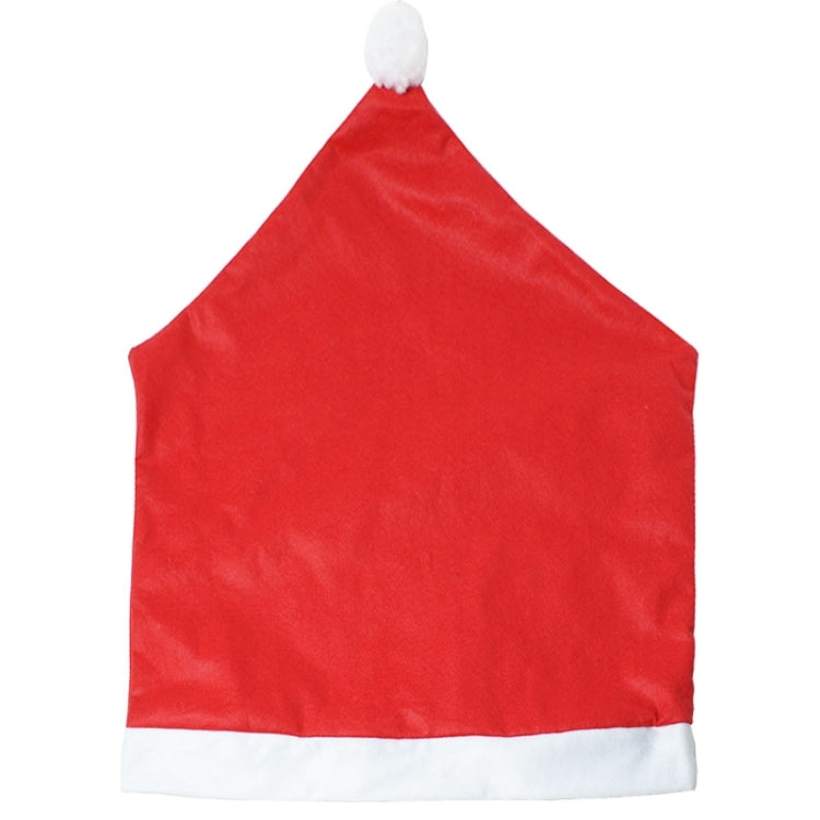 Red Hat Christmas Decoration Chair Cover, Size: 65cm x 50cm - Christmas Furniture Decoration by PMC Jewellery | Online Shopping South Africa | PMC Jewellery | Buy Now Pay Later Mobicred