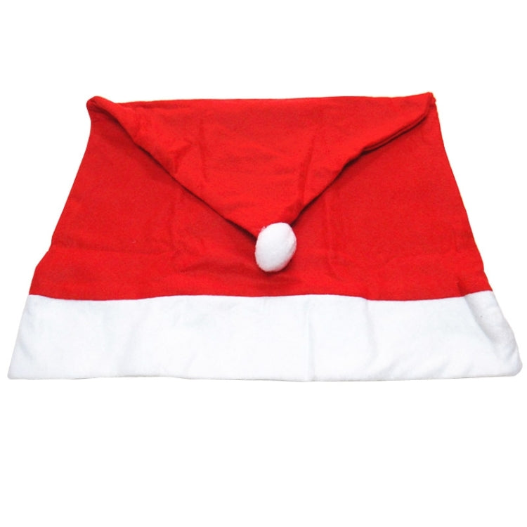 Red Hat Christmas Decoration Chair Cover, Size: 65cm x 50cm - Christmas Furniture Decoration by PMC Jewellery | Online Shopping South Africa | PMC Jewellery | Buy Now Pay Later Mobicred