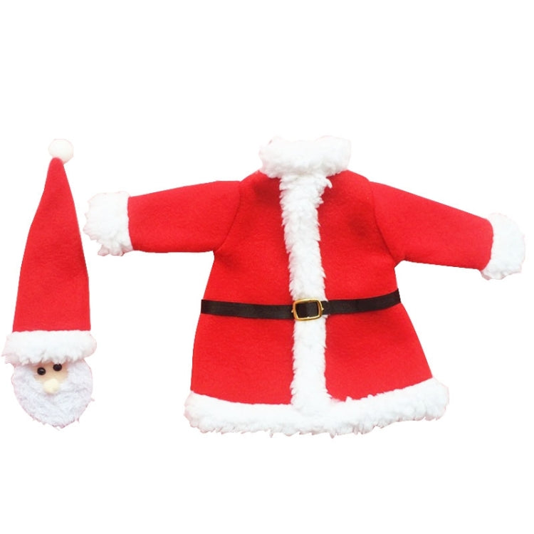 Christmas Dinner Table Santa Decoration Cloth Plush Champagne Wine Bottle Bags Sets - Christmas Gift Bags & Boxes by PMC Jewellery | Online Shopping South Africa | PMC Jewellery | Buy Now Pay Later Mobicred