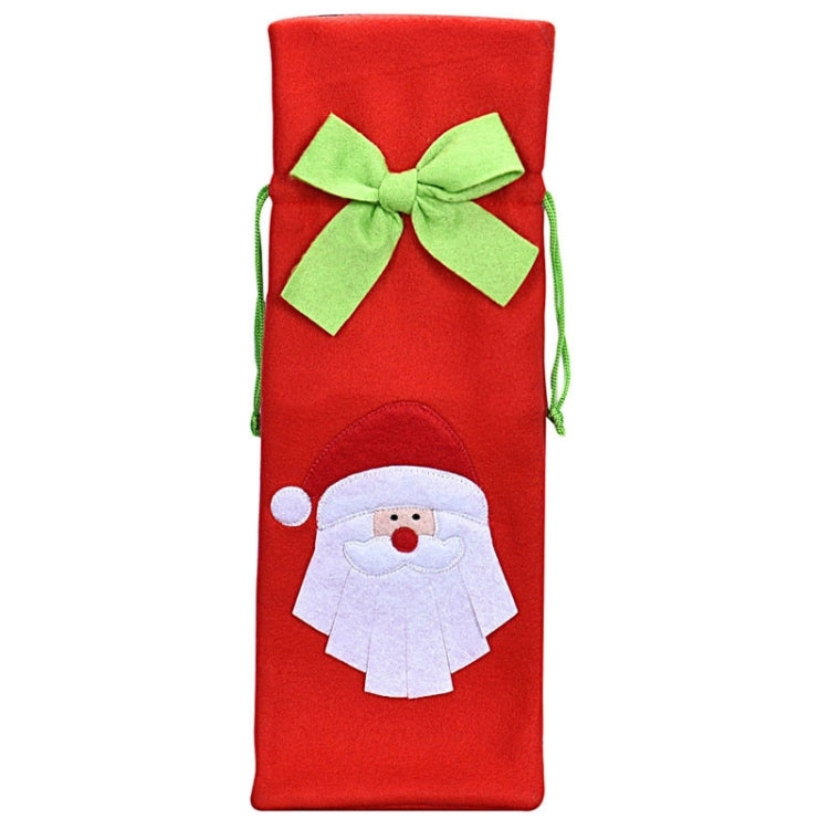 3 PCS Christmas Dinner Table Decoration Plush Champagne Wine Bottle Bag - Christmas Gift Bags & Boxes by PMC Jewellery | Online Shopping South Africa | PMC Jewellery | Buy Now Pay Later Mobicred