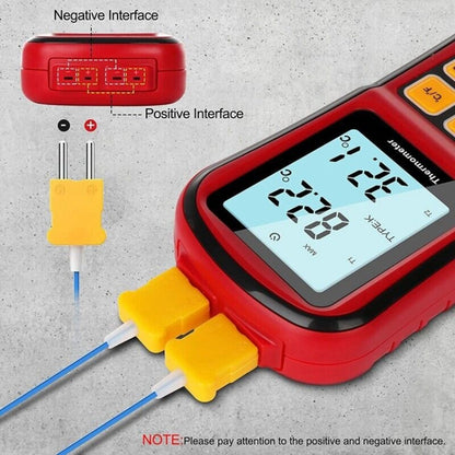 BENETECH GM1312 2.4 inch LCD Screen Thermocouple Thermometer Measure J,K,T,E,N and R Type, Measure Range: -50~300C - Thermostat & Thermometer by BENETECH | Online Shopping South Africa | PMC Jewellery | Buy Now Pay Later Mobicred