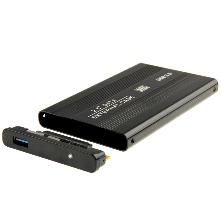 High Speed 2.5 inch HDD SATA External Case, Support USB 3.0(Black) - HDD Enclosure by PMC TechLife | Online Shopping South Africa | PMC TechLife | Buy Now Pay Later Mobicred