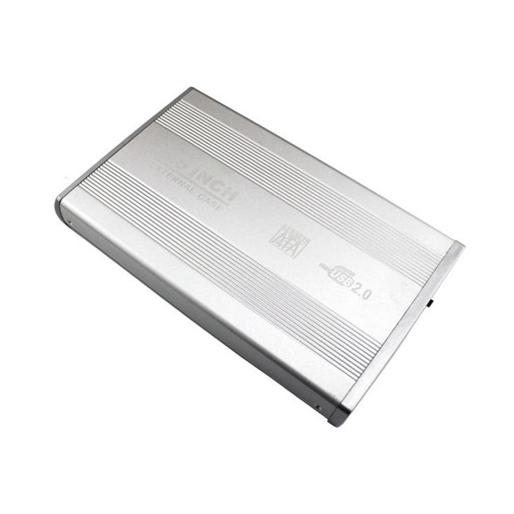 3.5 inch HDD SATA External Case, Support USB 2.0(Silver) - HDD Enclosure by PMC Jewellery | Online Shopping South Africa | PMC Jewellery | Buy Now Pay Later Mobicred