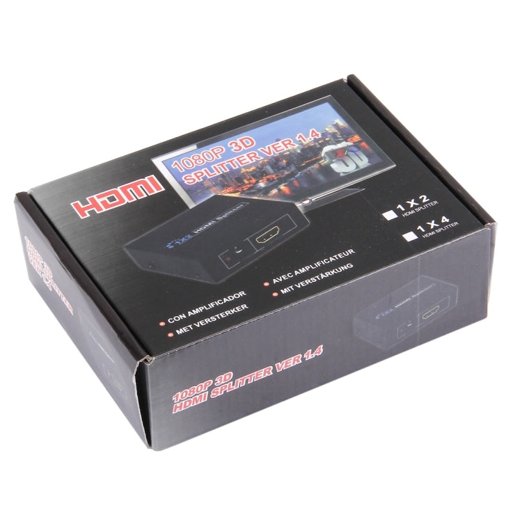HDV-9812 Mini HD 1080P 1x2 HDMI V1.4 Splitter for HDTV / STB/ DVD / Projector / DVR - Splitter by PMC Jewellery | Online Shopping South Africa | PMC Jewellery | Buy Now Pay Later Mobicred