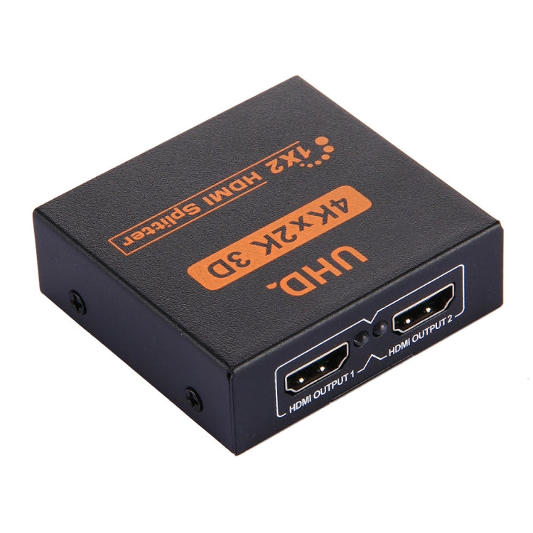 FY1409E Mini V1.3 UHD 4K x 2K 3D 1 x 2 HDMI Splitter(Black) - Splitter by PMC Jewellery | Online Shopping South Africa | PMC Jewellery | Buy Now Pay Later Mobicred