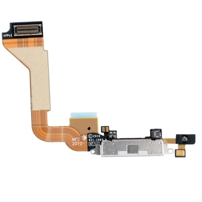 Original Tail Connector Charger Flex Cable for iPhone 4(White) - iPhone 4/4S Parts by PMC Jewellery | Online Shopping South Africa | PMC Jewellery | Buy Now Pay Later Mobicred