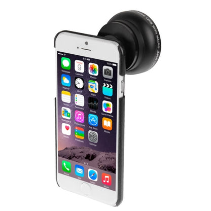 2 in 1 37mm Digital High Definition 0.45X Super Wide Angle Lens + Macro Lens with Phone Cases for iPhone 6 & 6 Plus, 5 & 5S & 5C, 4 & 4S - Combination Lens by PMC Jewellery | Online Shopping South Africa | PMC Jewellery | Buy Now Pay Later Mobicred