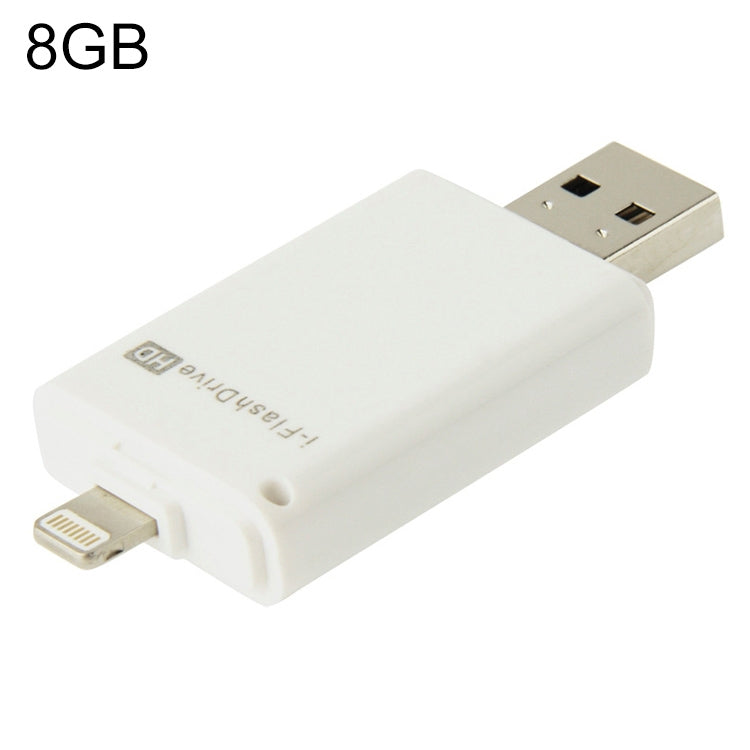 i-Flash Driver HD U Disk USB Drive Memory Stick for iPhone / iPad / iPod touch(White) - U Disk & Card Reader by PMC Jewellery | Online Shopping South Africa | PMC Jewellery | Buy Now Pay Later Mobicred