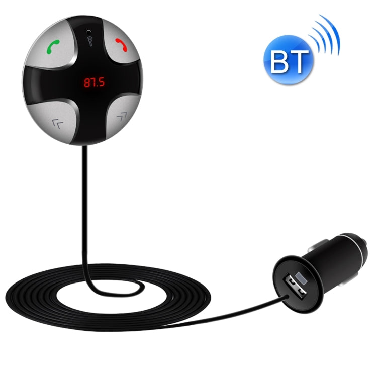 FM29B Bluetooth FM Transmitter Hands-free Car Kit, Car Charger, For iPhone, Galaxy, Sony, Lenovo, HTC, Huawei, and other Smartphones - Bluetooth Car Kits by PMC TechLife | Online Shopping South Africa | PMC TechLife | Buy Now Pay Later Mobicred
