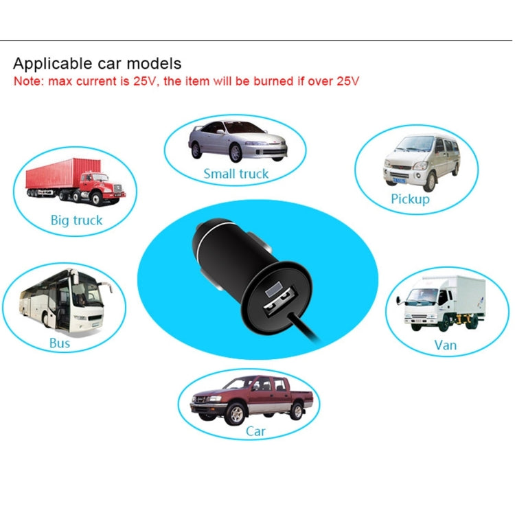 FM29B Bluetooth FM Transmitter Hands-free Car Kit, Car Charger, For iPhone, Galaxy, Sony, Lenovo, HTC, Huawei, and other Smartphones - Bluetooth Car Kits by PMC TechLife | Online Shopping South Africa | PMC TechLife | Buy Now Pay Later Mobicred