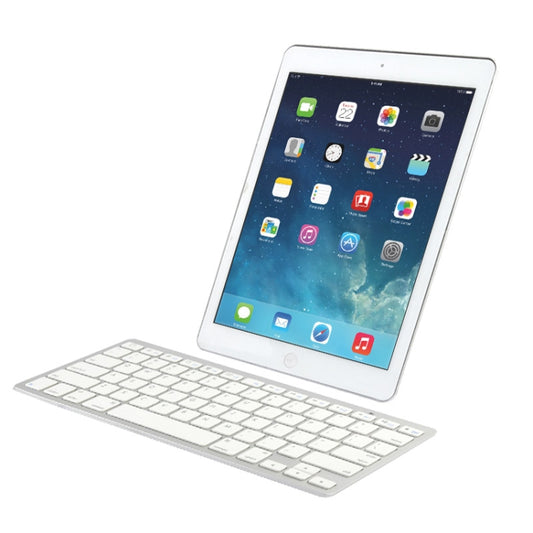 BK3001 Ultra-thin Bluetooth 3.0 ABS Keyboard for iPad Air 2 / iPAD Air / iPad 6 / iPad 5 / iPad mini 1 / 2 / 3 / New iPad (iPad 3) / iPad ,iPhone 4 & 4S / 3G,Sony PS3,Smart phones(White) - For iPad mini by PMC Jewellery | Online Shopping South Africa | PMC Jewellery