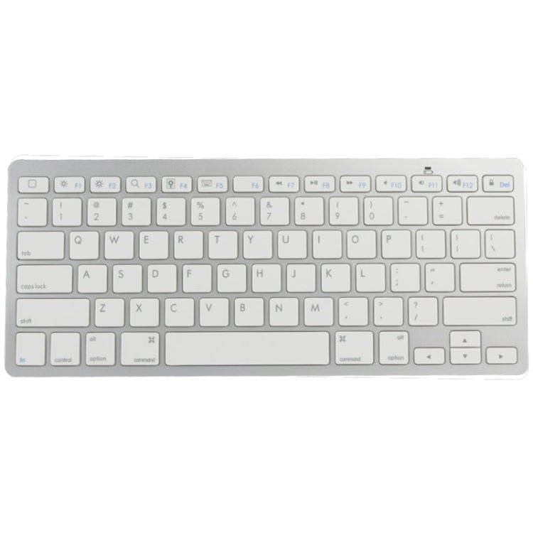 BK3001 Ultra-thin Bluetooth 3.0 ABS Keyboard for iPad Air 2 / iPAD Air / iPad 6 / iPad 5 / iPad mini 1 / 2 / 3 / New iPad (iPad 3) / iPad ,iPhone 4 & 4S / 3G,Sony PS3,Smart phones(White) - For iPad mini by PMC TechLife | Online Shopping South Africa | PMC TechLife