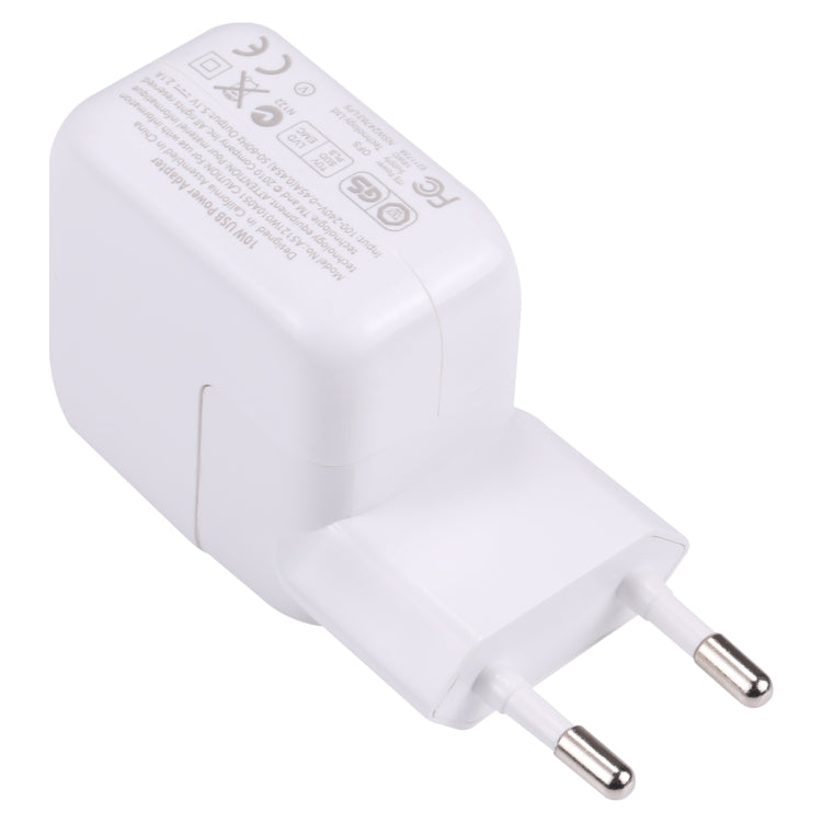 10W USB Power Adapter  Travel Charger(EU Plug) - USB Charger by PMC Jewellery | Online Shopping South Africa | PMC Jewellery | Buy Now Pay Later Mobicred