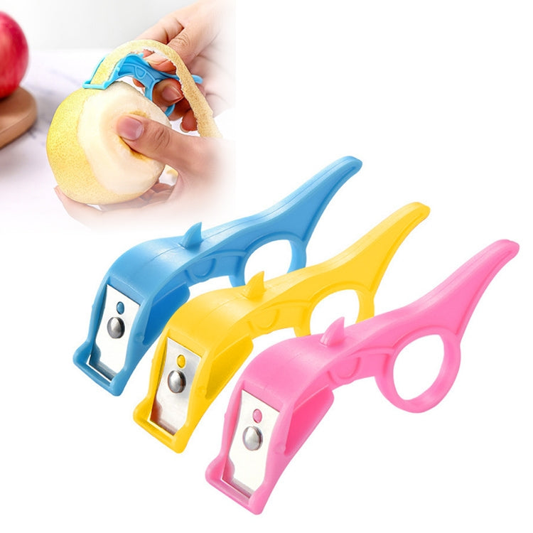 Stainless Steel Blade Plastic Handle Creative Peeler Rotating Style Fruit Knife (Random Color Delivery) - Cutter & Peeler by PMC Jewellery | Online Shopping South Africa | PMC Jewellery | Buy Now Pay Later Mobicred